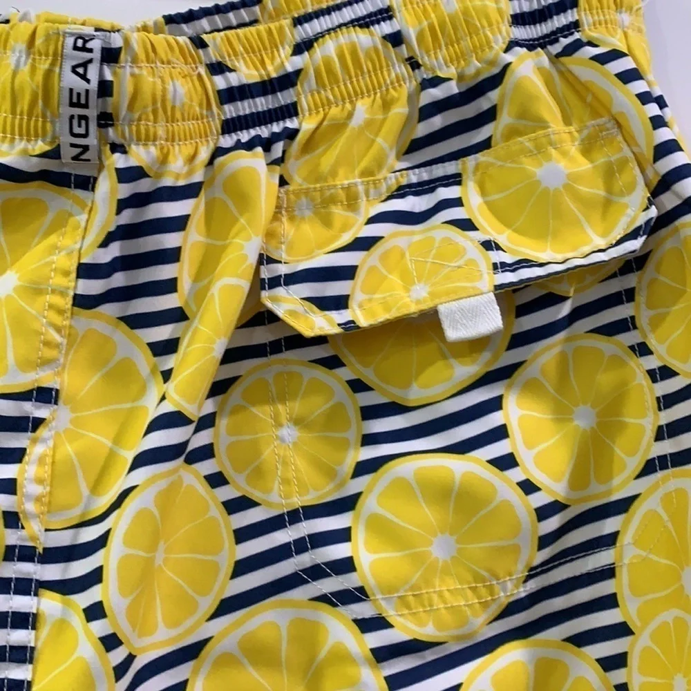 Ingear Lemon print Swim Trunks - Picture 6 of 10